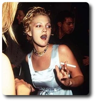 drew barrymore, the american kinky woman