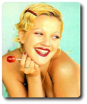 drew barrymore, the american kinky woman